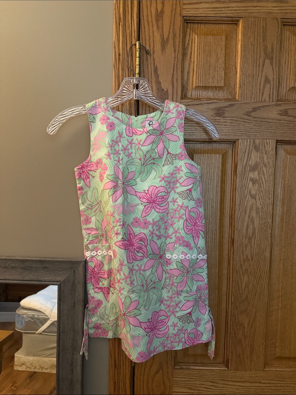 Lilly Pulitzer Pink & Mint Floral Tank Dress